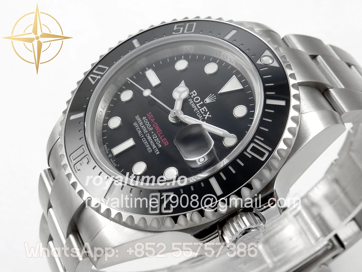 Rolex Sea-Dweller 126600 QF 904L SS Case and Bracelet QF3235 - Image 5