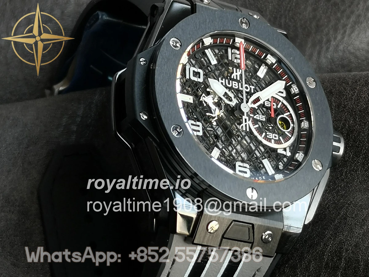 Hublot Big Bang F1 Black Dial Chronograph in Ceramic - Image 5