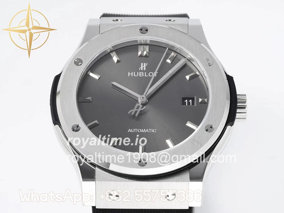 Hublot Classic Fusion Automatic 42mm Grey Dial on Rubber Strap - Image 5
