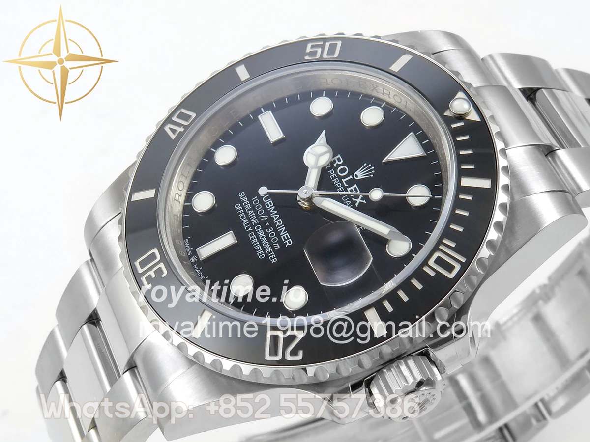 Rolex Submariner 41mm 126610 LN QF Black Dial on SS Bracelet QF3235 - Image 5