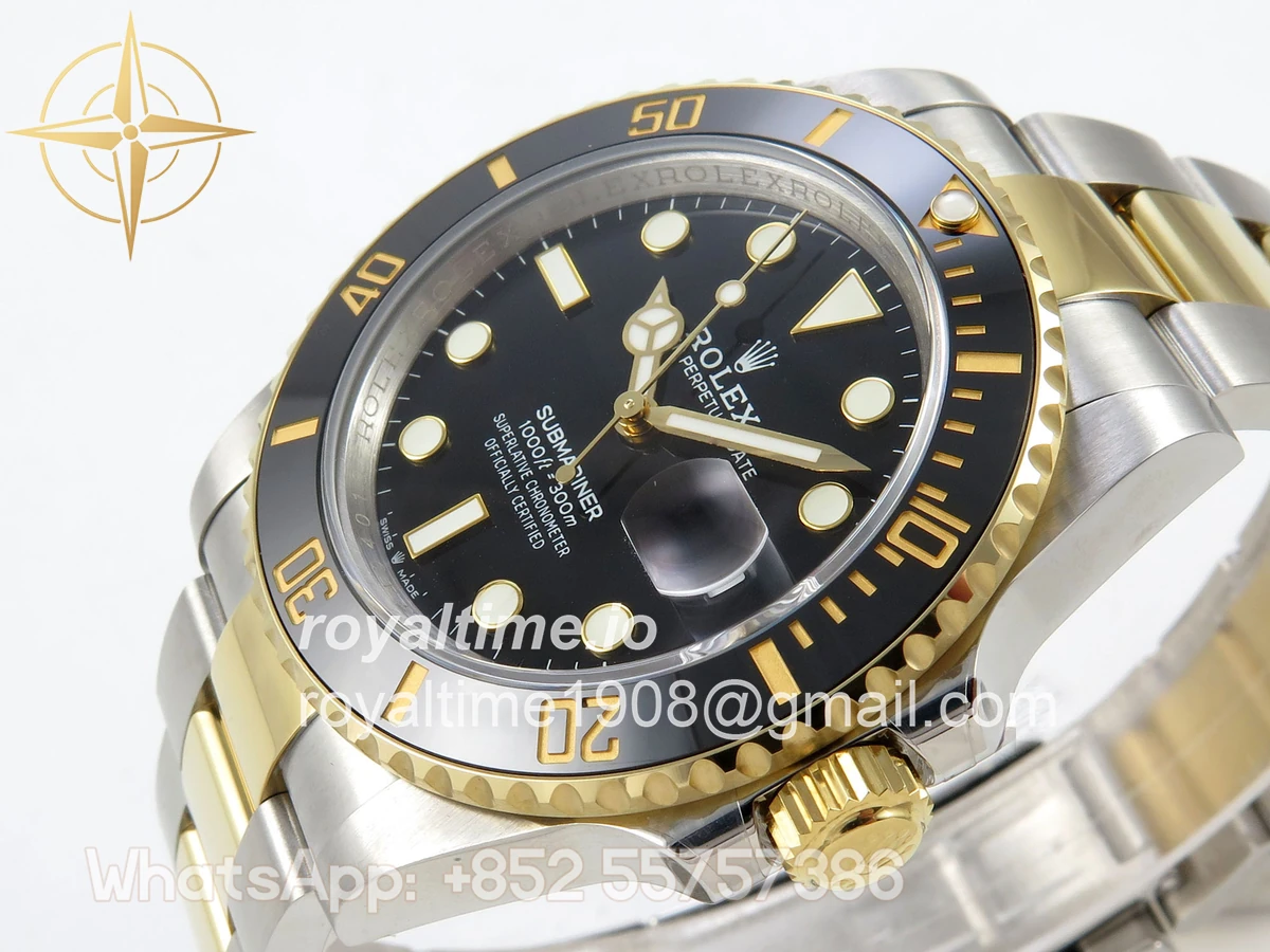 Rolex Submariner 41mm 126613 LN QF Black Dial on SS/YG Bracelet QF3235 - Image 5