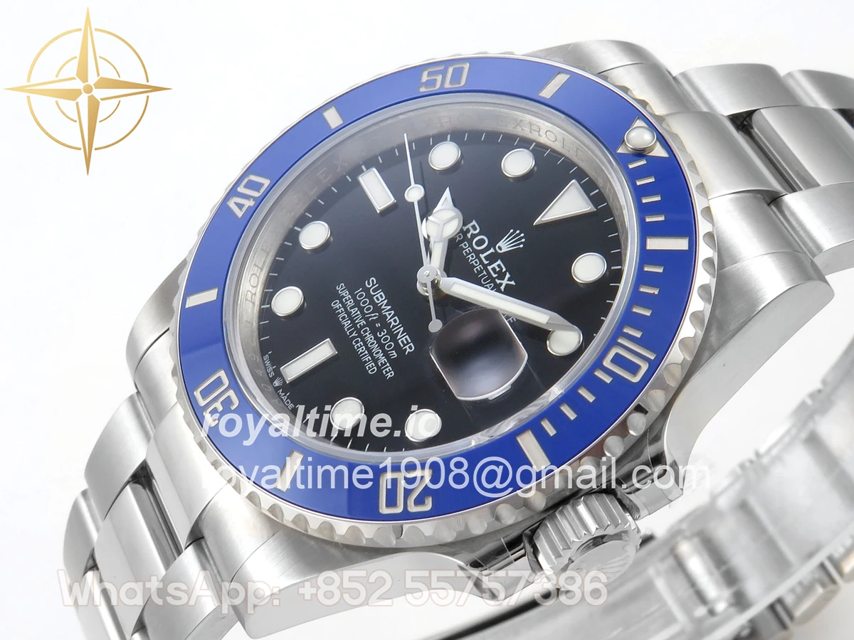 Rolex Submariner 41mm 126619 LB QF Blue Ceramic Black Dial on SS Bracelet QF3235 - Image 5