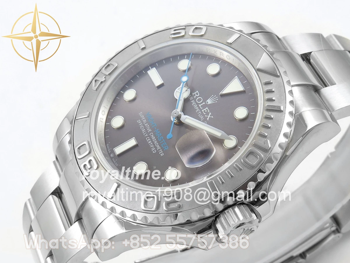 Rolex Yacht-Master 126622 904L Steel QF Gary Dial on SS Bracelet QF3235 - Image 5