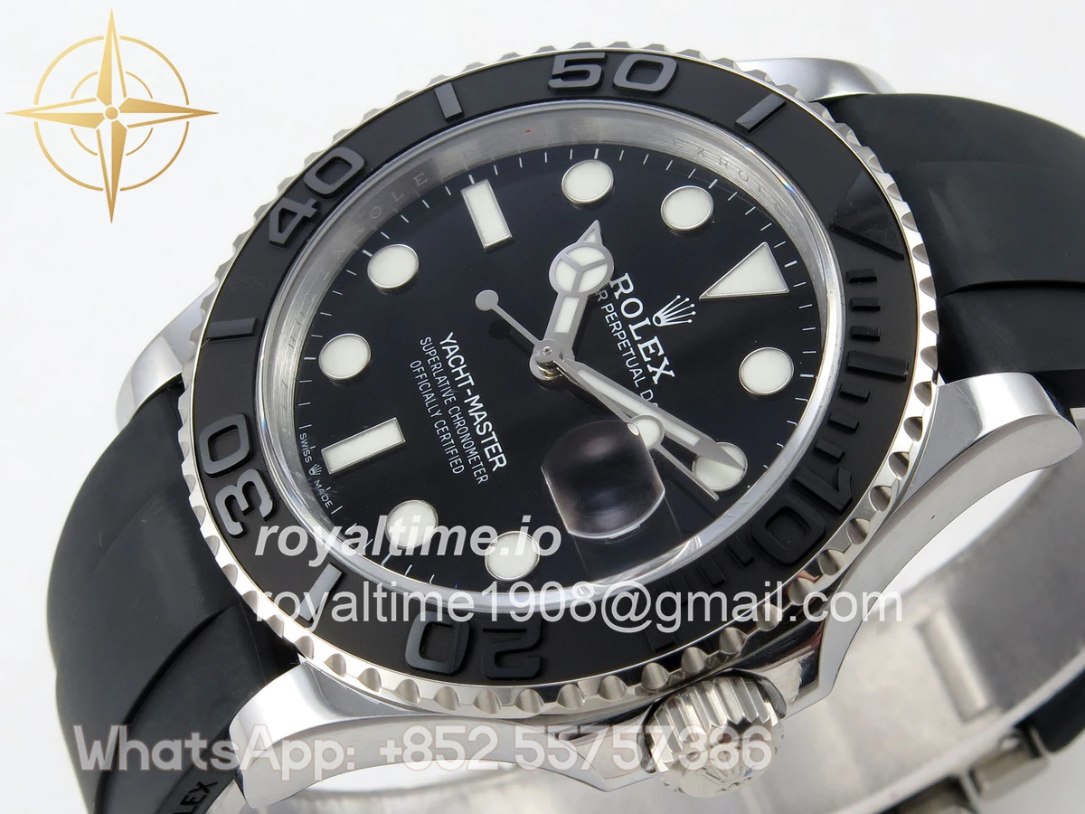 Rolex Yacht-Master 42mm 226659 SS QF on Oysterflex Strap JH3235 V18 (Free Sprung) Weighted 171g - Image 5