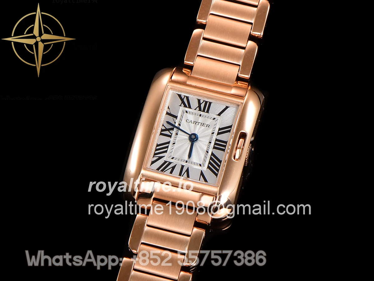 Cartier Tank Anglaise 30.2mm White Dial in Rose Gold - Image 5