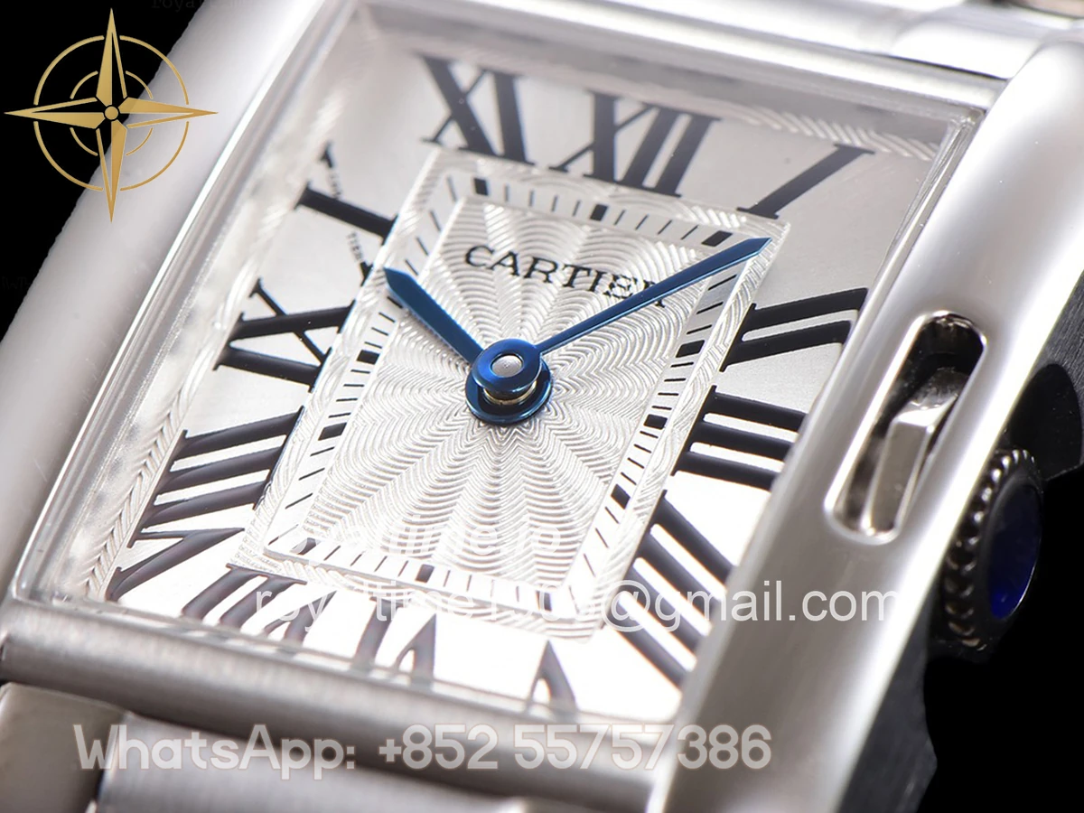 Cartier Tank Anglaise 30.2mm White Dial in Steel - Image 5