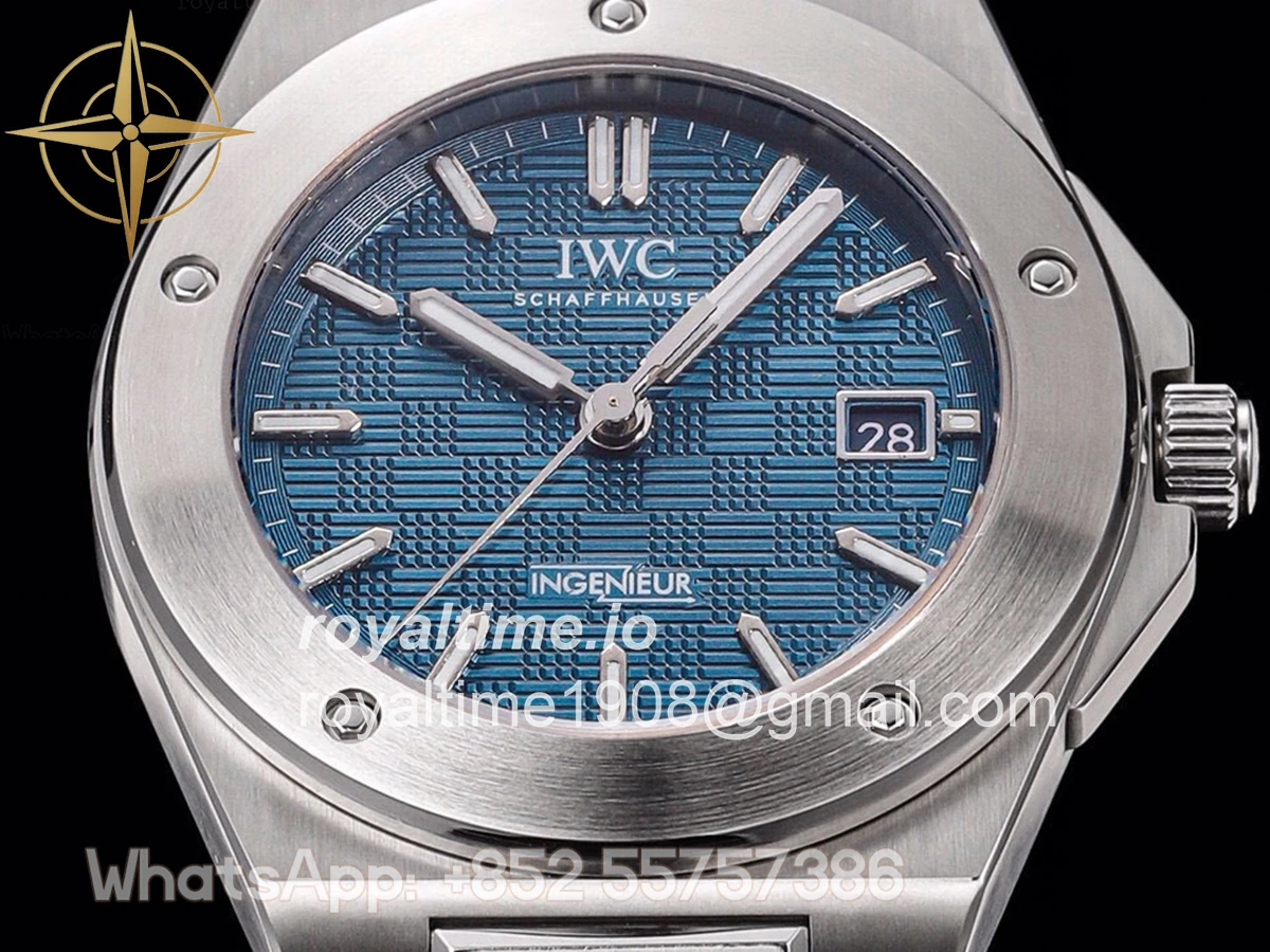 IWC Ingenieur IW3289 Blue Dial Automatic 40 - Image 5