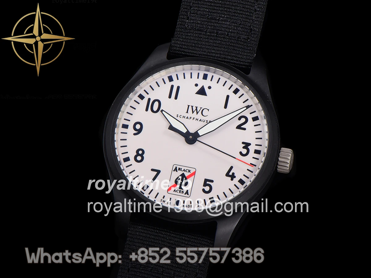 IWC Pilot’s Watch IW326905 Automatic 41 Black Aces - Image 5