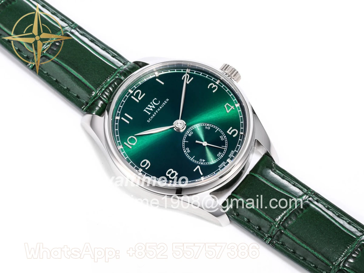 IWC Portugieser Automatic 40 IW358310 Green Dial in Steel - Image 5