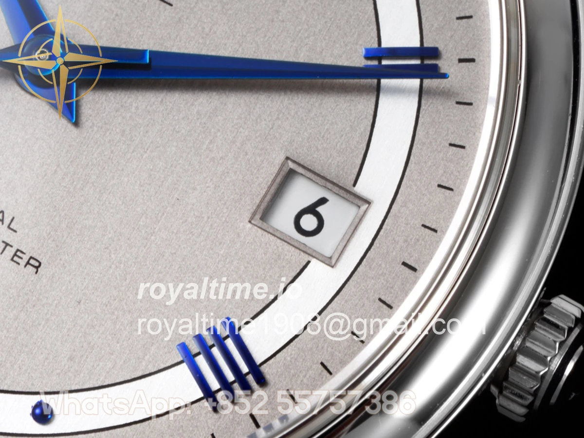 Omega De Ville Co-Axial Chronometer 36.8mm Silver Dial with Blue Marker in Steel on Bracelet - Image 5