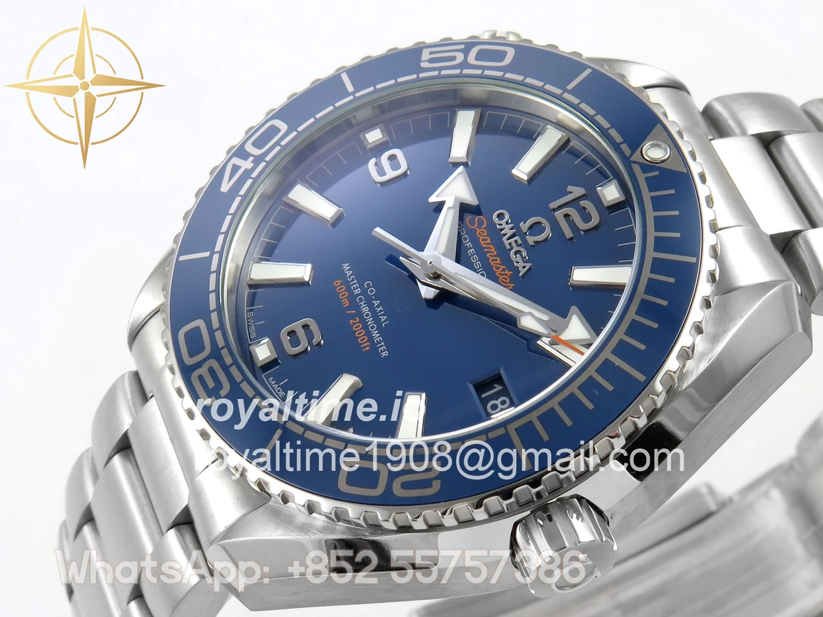 Omega Seamaster 39.5mm VSF Blue Dial on SS Bracelet VS8800 V4 - Image 5