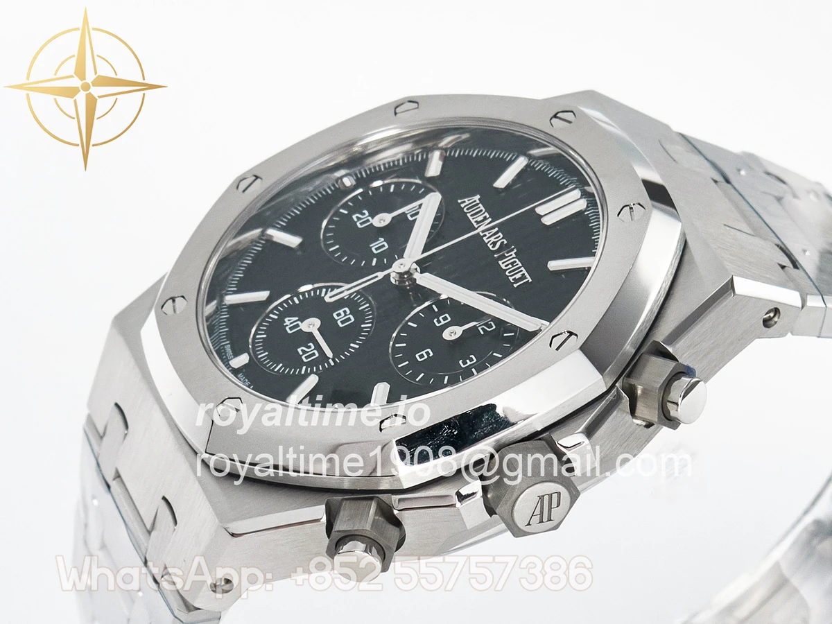Audemars Piguet Royal Oak Chrono 26240 SS APSF Black Dial on SS Bracelet SA4401 - Image 5