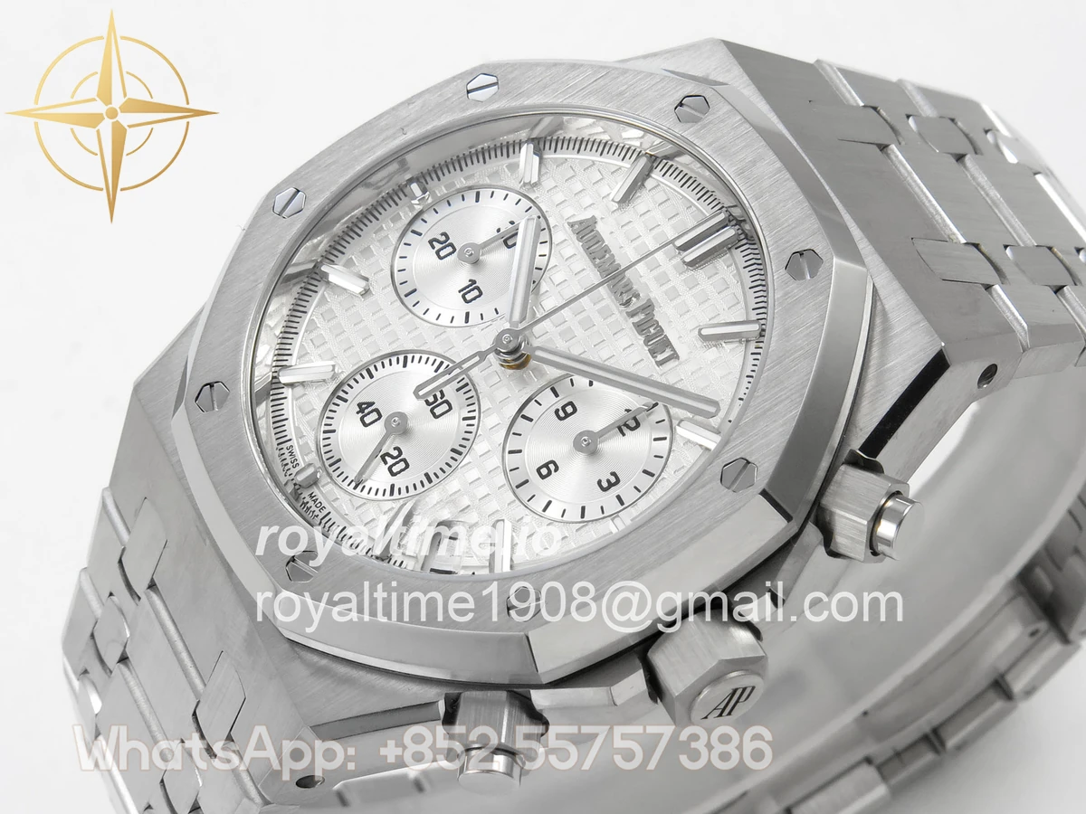 Audemars Piguet Royal Oak Chrono 26240 SS TOPF Sliver Dial on SS Bracelet SA4401 - Image 5