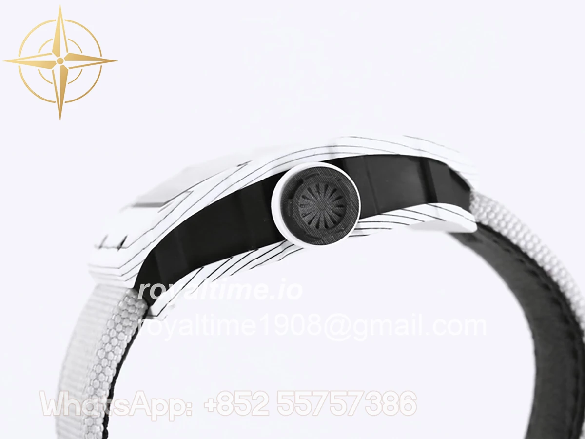 Richard Mille RM 035-01 Rafael Nadal White NTPT on White Nylon Strap - Image 6