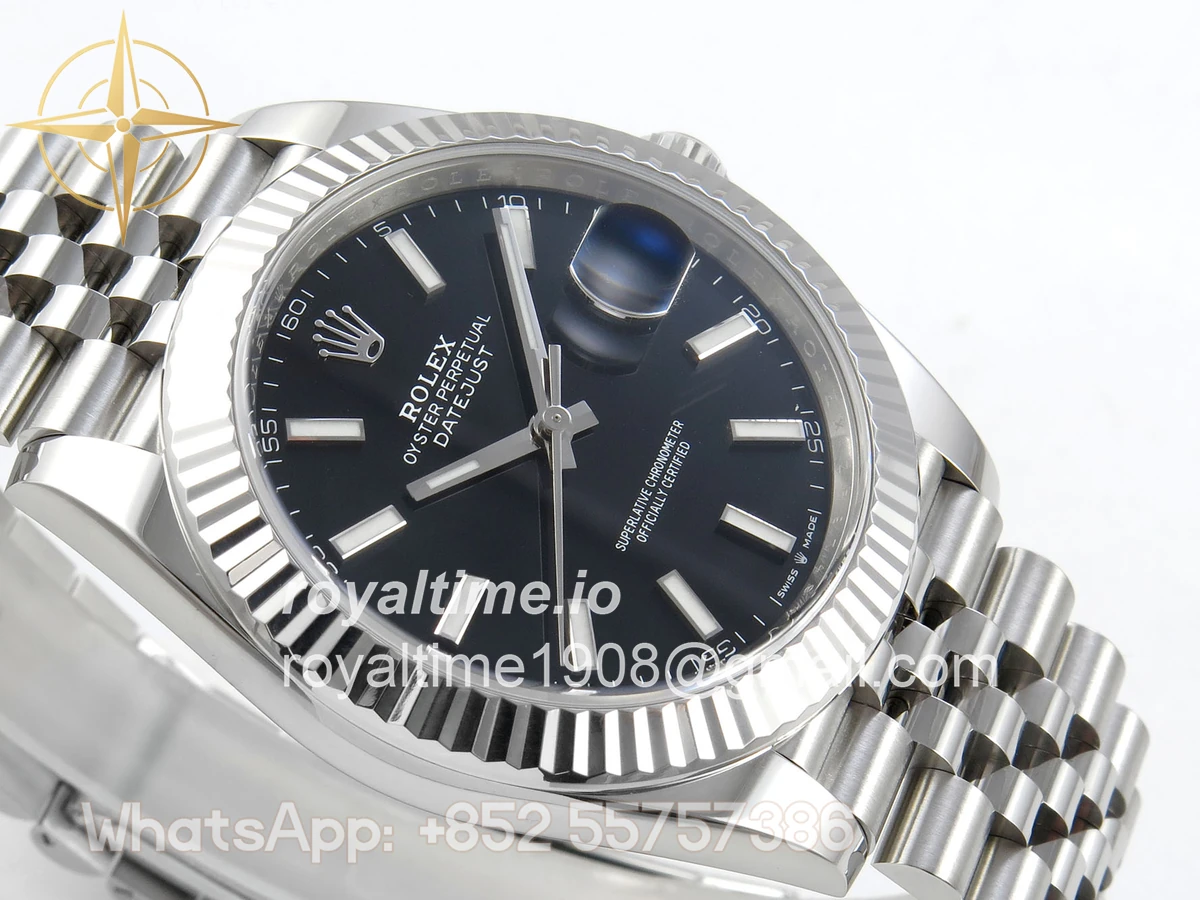 Rolex DateJust 41 126334 Clean Plus Black Stick Dial on Jubilee Bracelet JH3235 (Free Sprung) Weighted 133g - Image 6