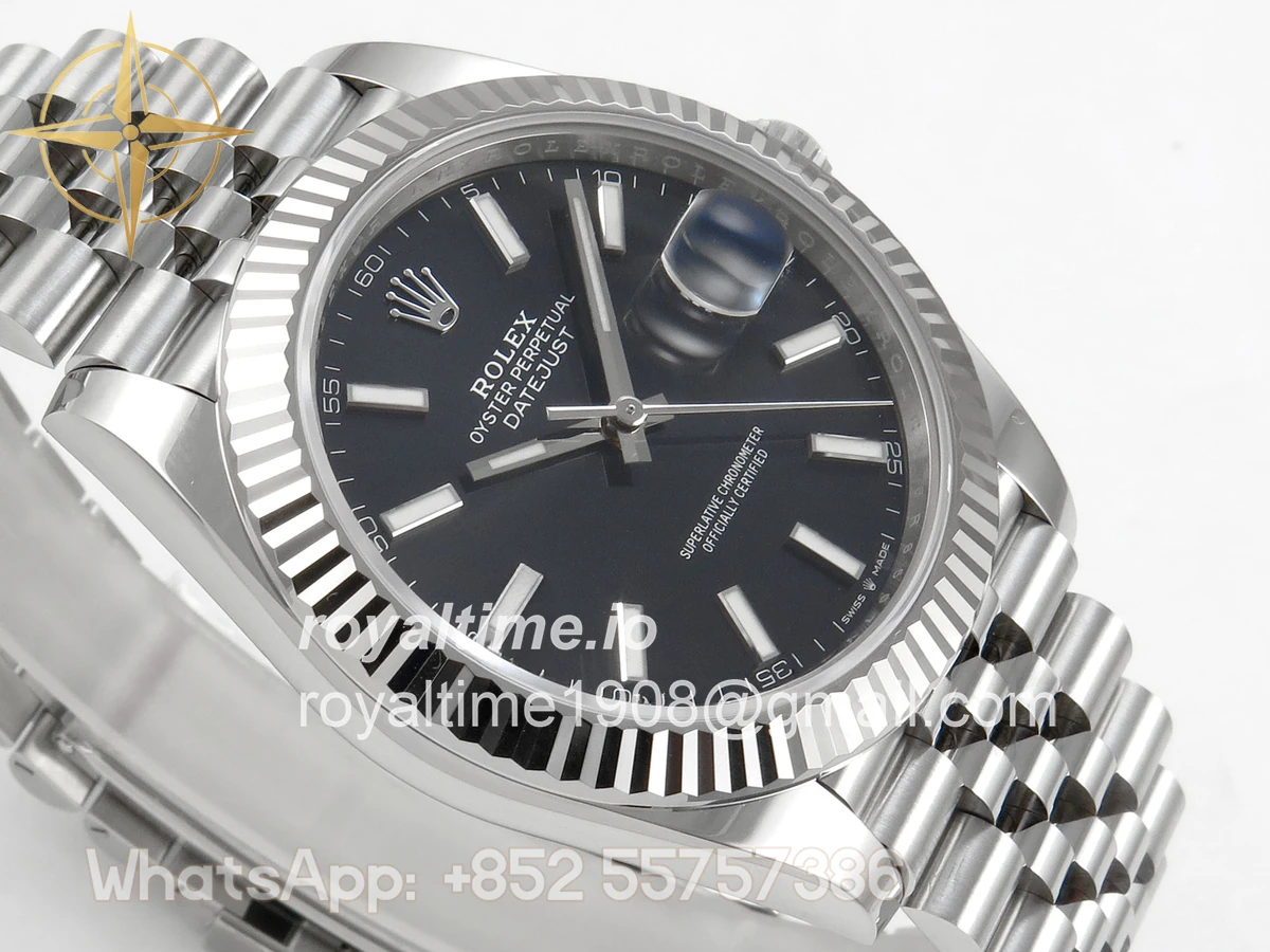 Rolex DateJust 41 126334 SCF 904L Steel Black Stick Dial on Jubilee Bracelet A3235 - Image 6