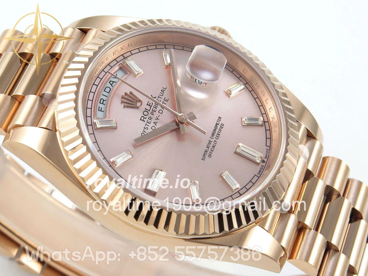 Rolex DayDate 40 228235 ARF RG Crystal Dial on President Bracelet VR3255 - Image 6
