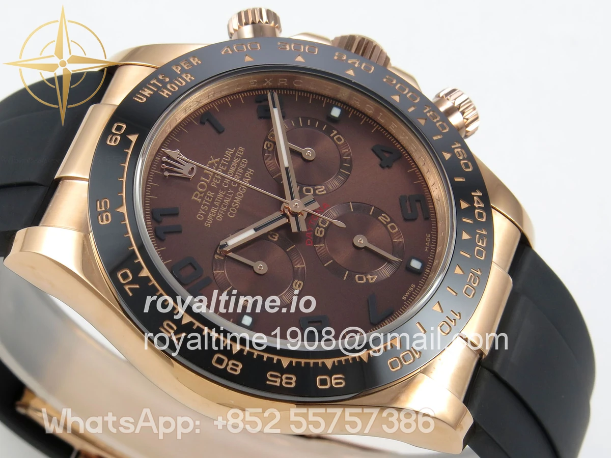 Rolex Daytona 116515 QF Brown Dial on Oysterflex Strap SA4130 V11 (Gain Weight) 160g - Image 6