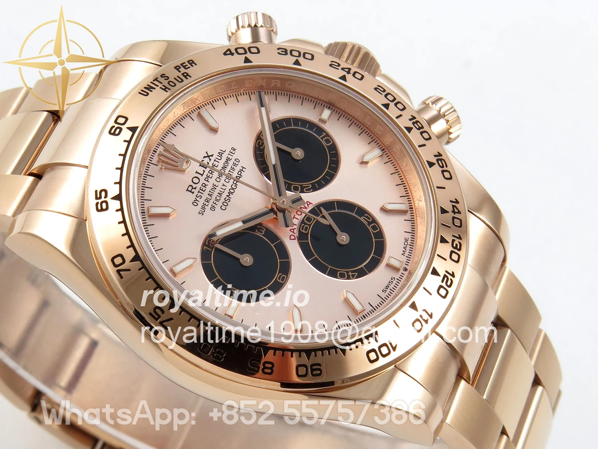 Rolex Daytona 126505 RG UFO RG/Black Dial on RG Bracelet UF4131 (Free Sprung) - Image 6