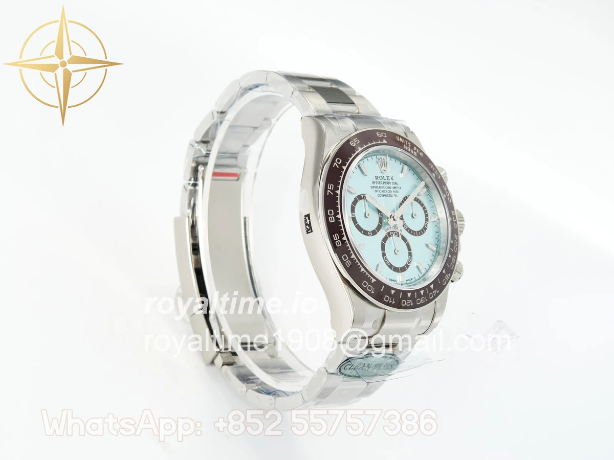 Rolex Daytona 126506 SS Clean Plus 904L Steel Ice Blue Dial on Oysterflex Strap DD4131 - Image 6