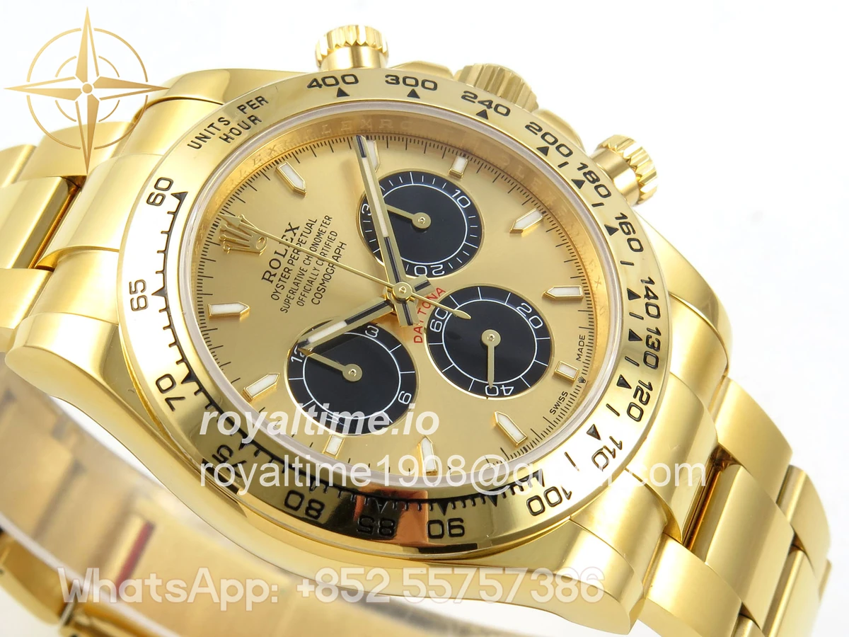 Rolex Daytona 126508 YG UFO YG/Black Dial on YG Bracelet UF4131 (Free Sprung) - Image 6