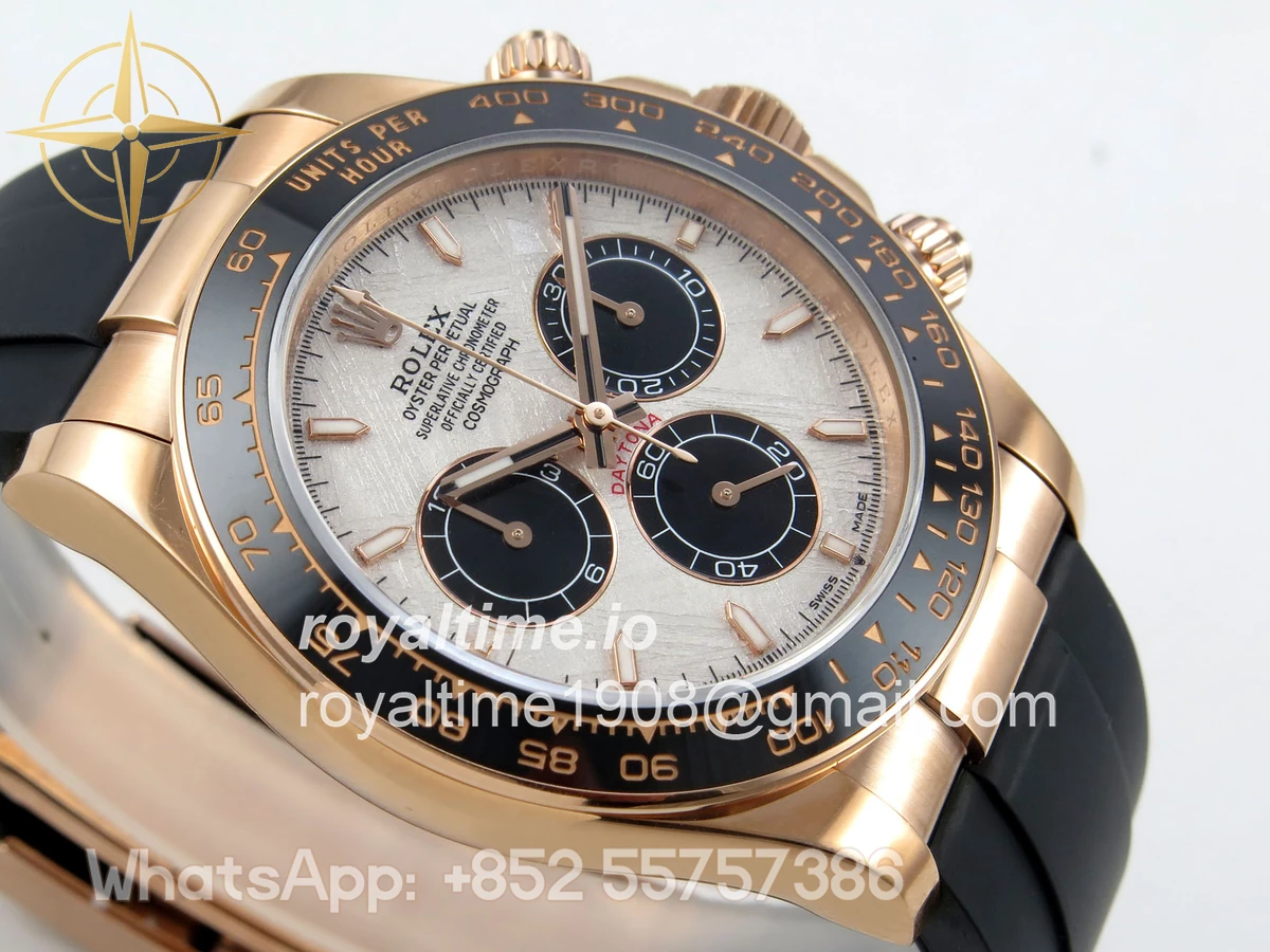 Rolex Daytona 126515 QF Meteorite Dial on Oysterflex Strap JH4131 V18 (Free Sprung) Weighted 157g - Image 6