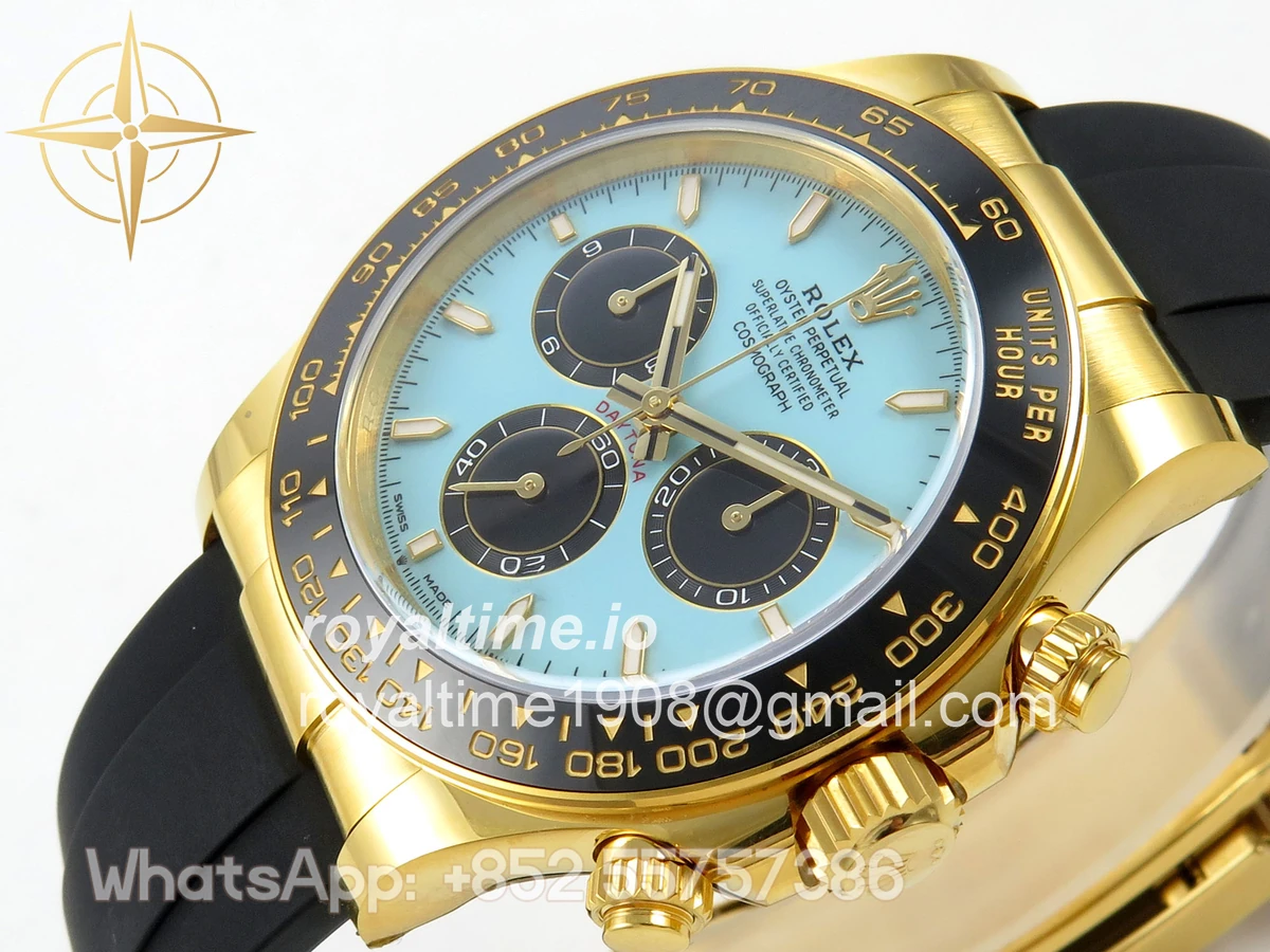 Rolex Daytona 126518 ARF Tiffany Blue Dial on Oysterflex Strap DD4131 V2 (Weighted) - Image 5