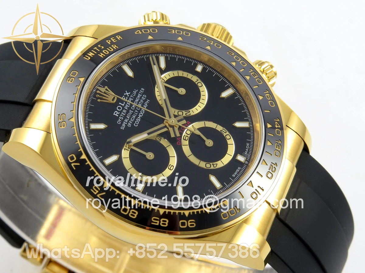 Rolex Daytona 126518 BTF Black Dial on Oysterflex Strap DD4131 (Weighted) 162g - Image 6