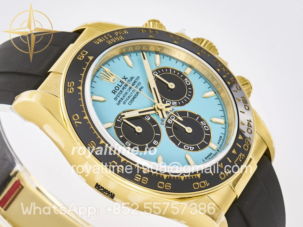 Rolex Daytona 126518 TMF Tiffany Blue Dial on Oysterflex Strap DD4131 - Image 6