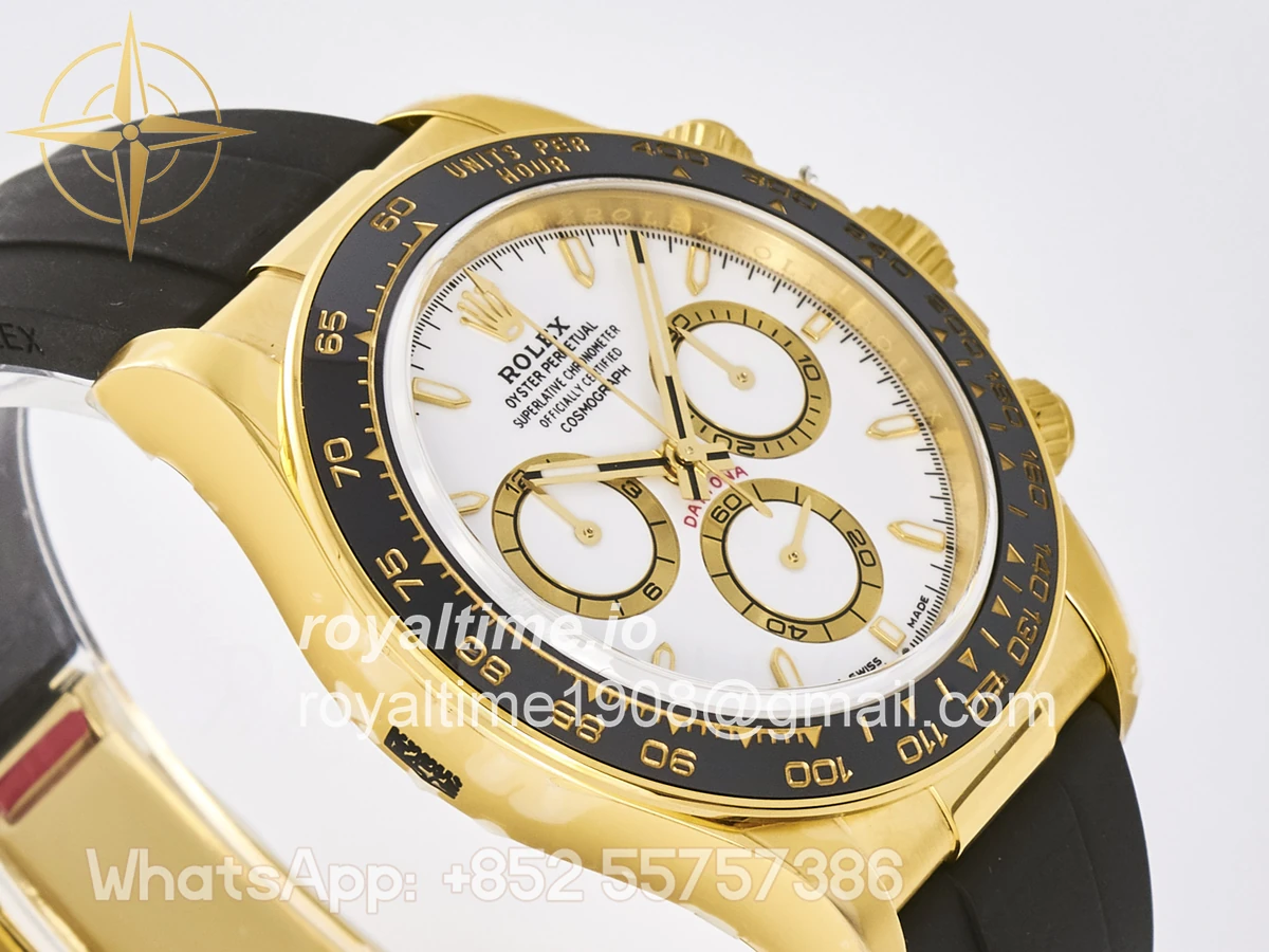 Rolex Daytona 126518 TMF White Dial on Oysterflex Strap DD4131 - Image 6