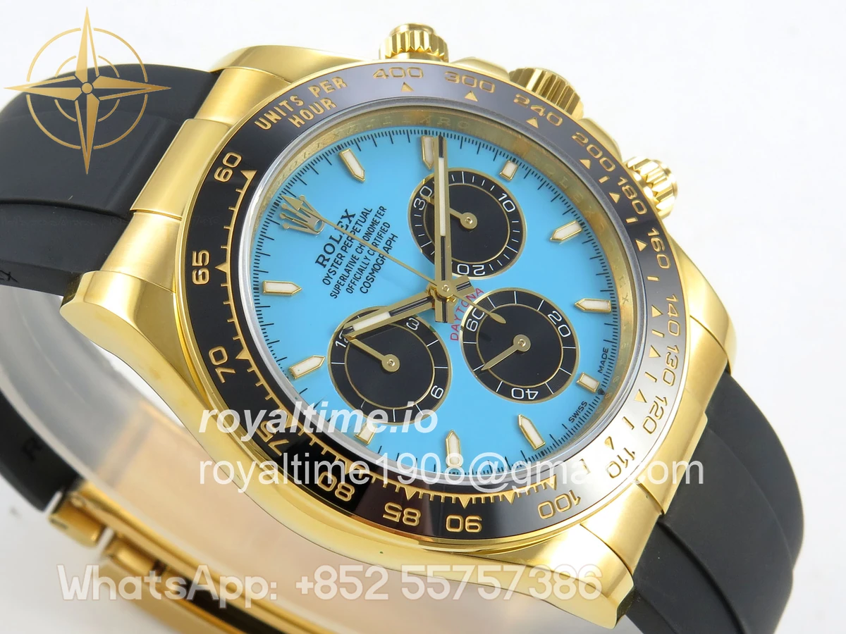 Rolex Daytona 126518 UFO Tiffany Turquoise Blue Dial on Oysterflex Strap UF4131 - Image 6