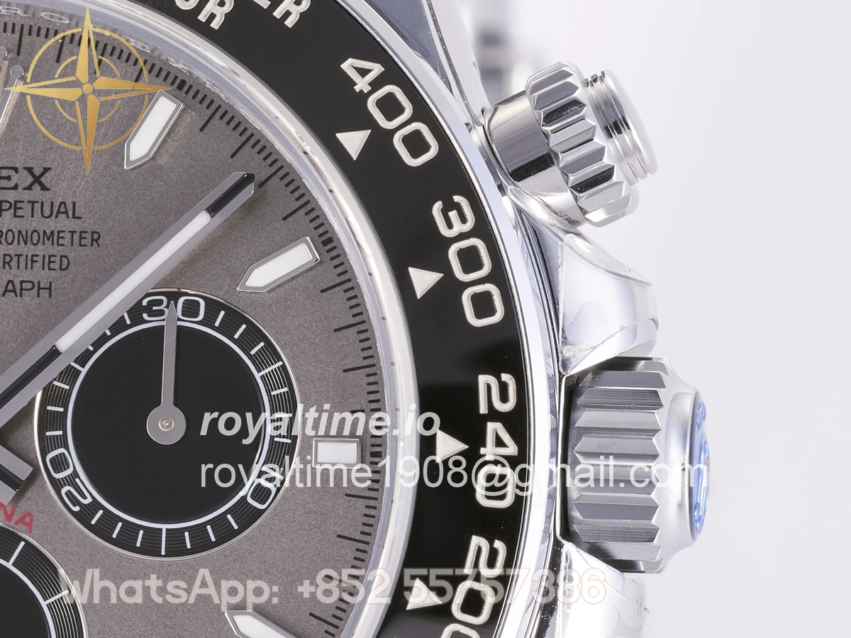 Rolex Daytona 126519 3BF Gray/Black Dial Sticks Markers on Oysterflex Strap Weighted 160g - Image 6