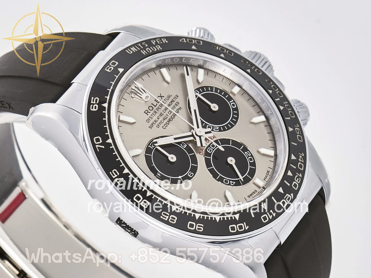 Rolex Daytona 126519 TMF Gray/Black Dial on Oysterflex Strap DD4131 - Image 6