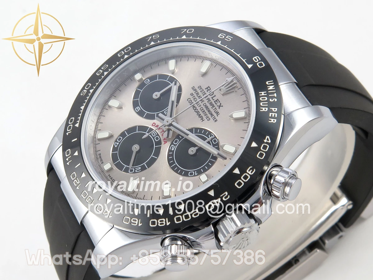 Rolex Daytona 126519 TMF Gray/Black Dial on Oysterflex Strap SH4131 (Weighted) - Image 6