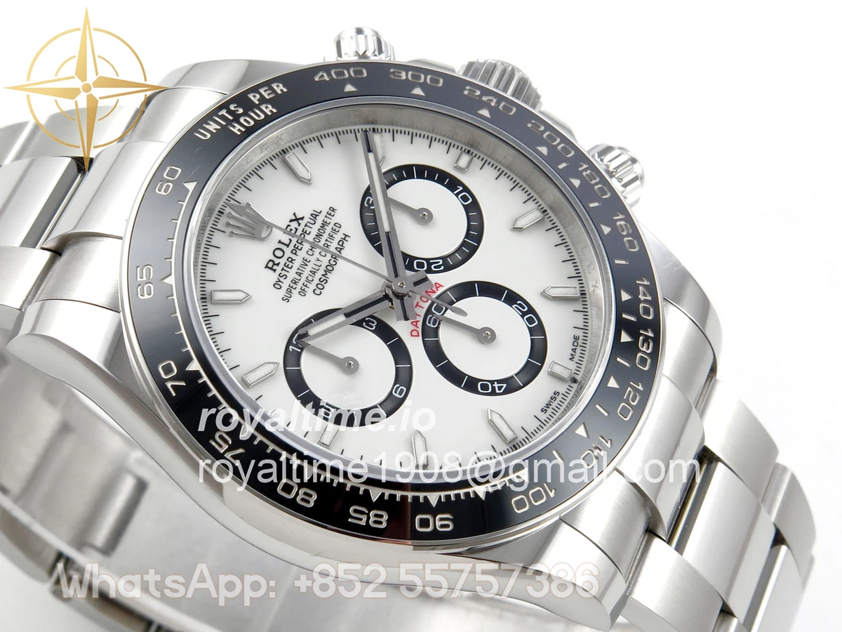 Rolex Daytona 126525 LN Le Mans QF on RG Bracelet JH4132 (Free Sprung) Weighted 175g - Image 6
