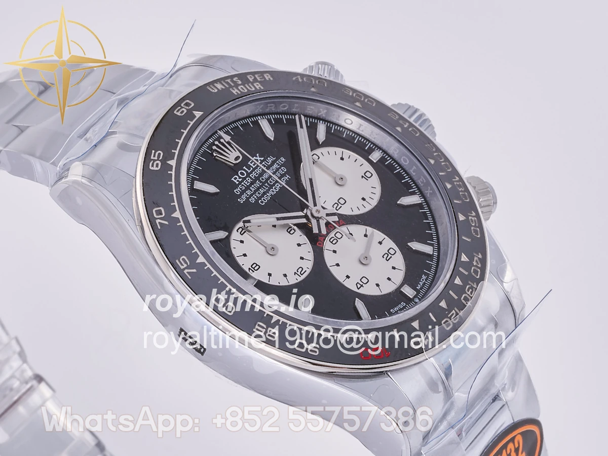 Rolex Daytona 126529 LN Le Mans QF on SS Bracelet JH4132 Free Sprung (Weighted) 175g - Image 6
