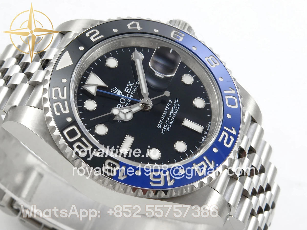 Rolex GMT-Master II 126710 BLNR 904L Steel RF on Jubilee Bracelet JH3285 - Image 6