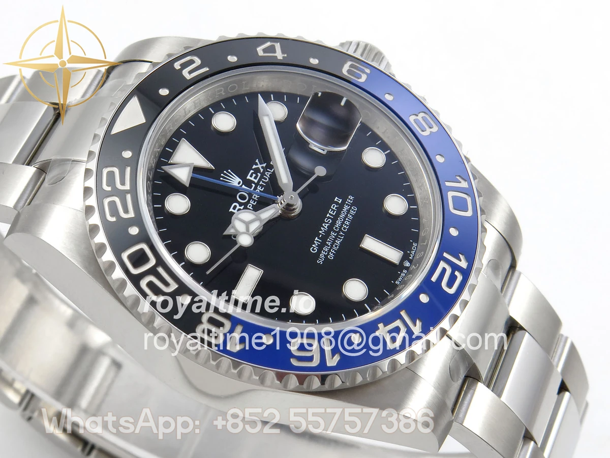 Rolex GMT-Master II 126710 BLNR 904L Steel RF on Oyster Bracelet JH3285 (Free Sprung) - Image 6