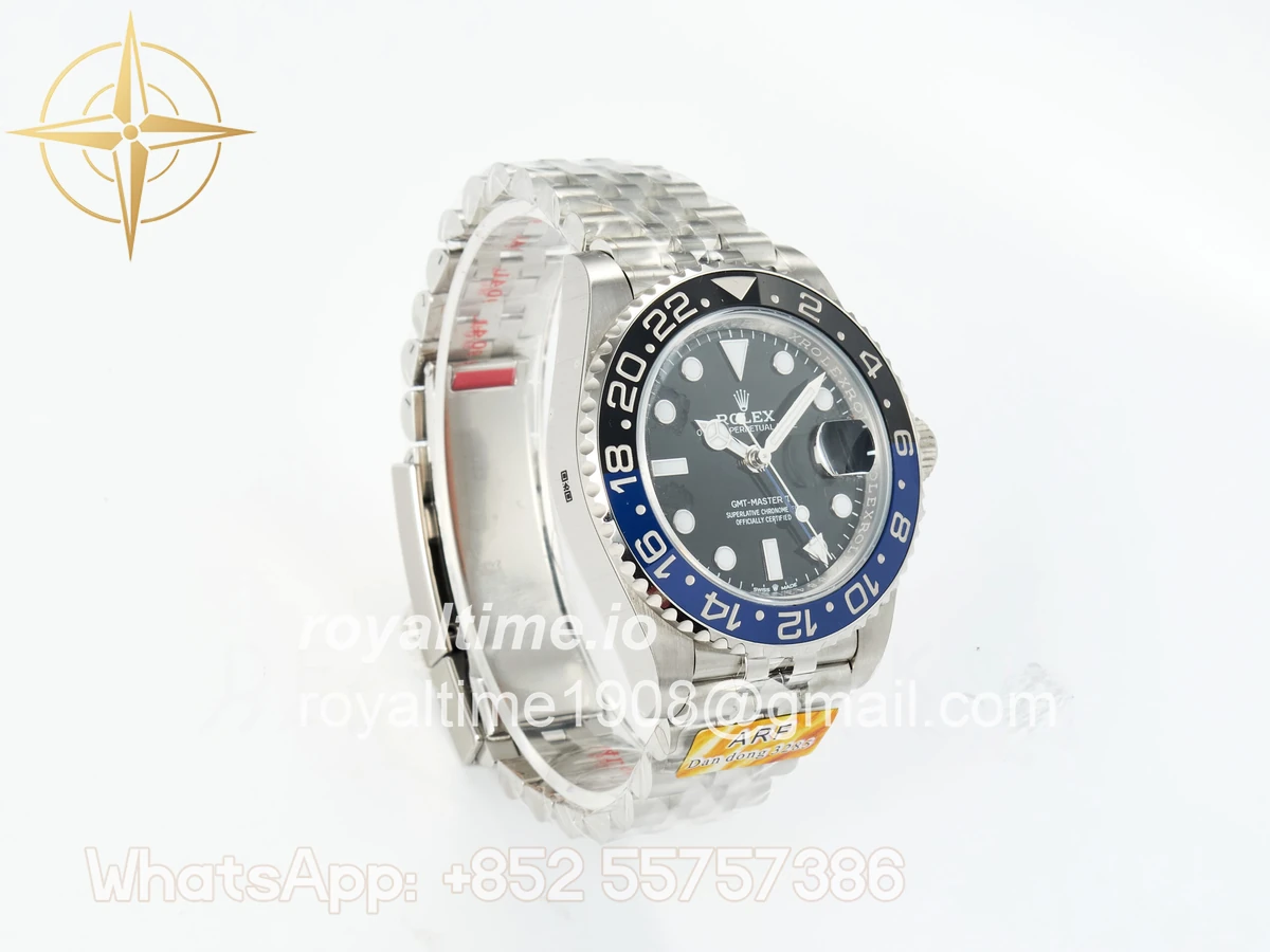 Rolex GMT-Master II 126710 BLNR Black/Blue Ceramic ARF on Jubilee Bracelet DD3285 CHS V3 - Image 6