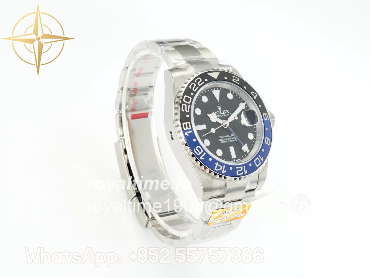Rolex GMT-Master II 126710 BLNR Black/Blue Ceramic ARF on Oyster Bracelet DD3285 CHS V3 - Image 6