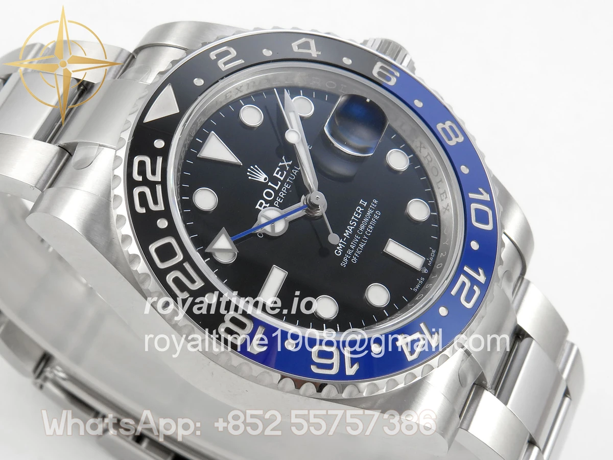 Rolex GMT-Master II 126710 BLNR Black/Blue Ceramic Clean Plus on Oyster Bracelet DD3285 - Image 6