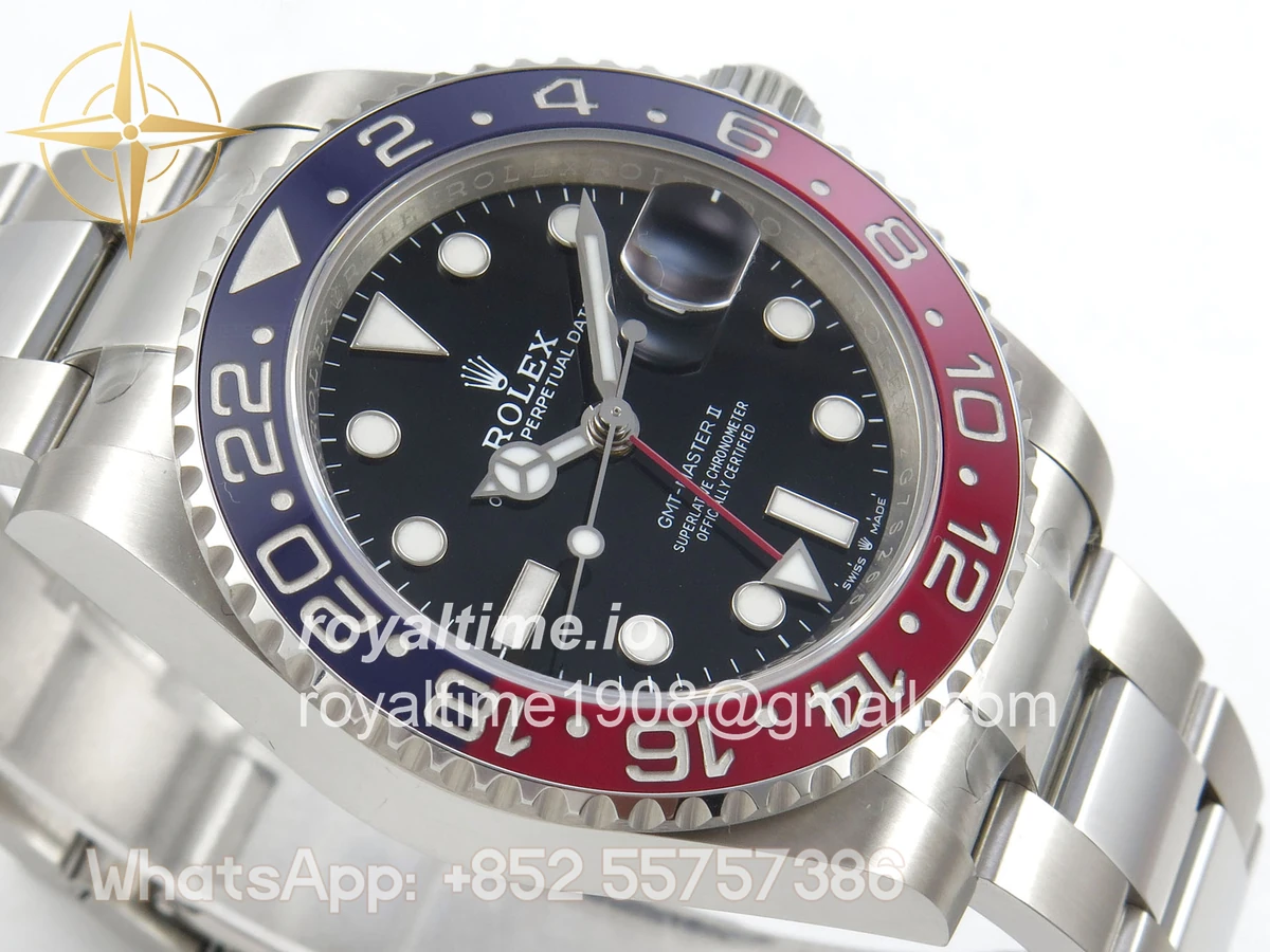 Rolex GMT-Master II 126710 BLRO 904L Steel RF on Oyster Bracelet JH3285 - Image 6