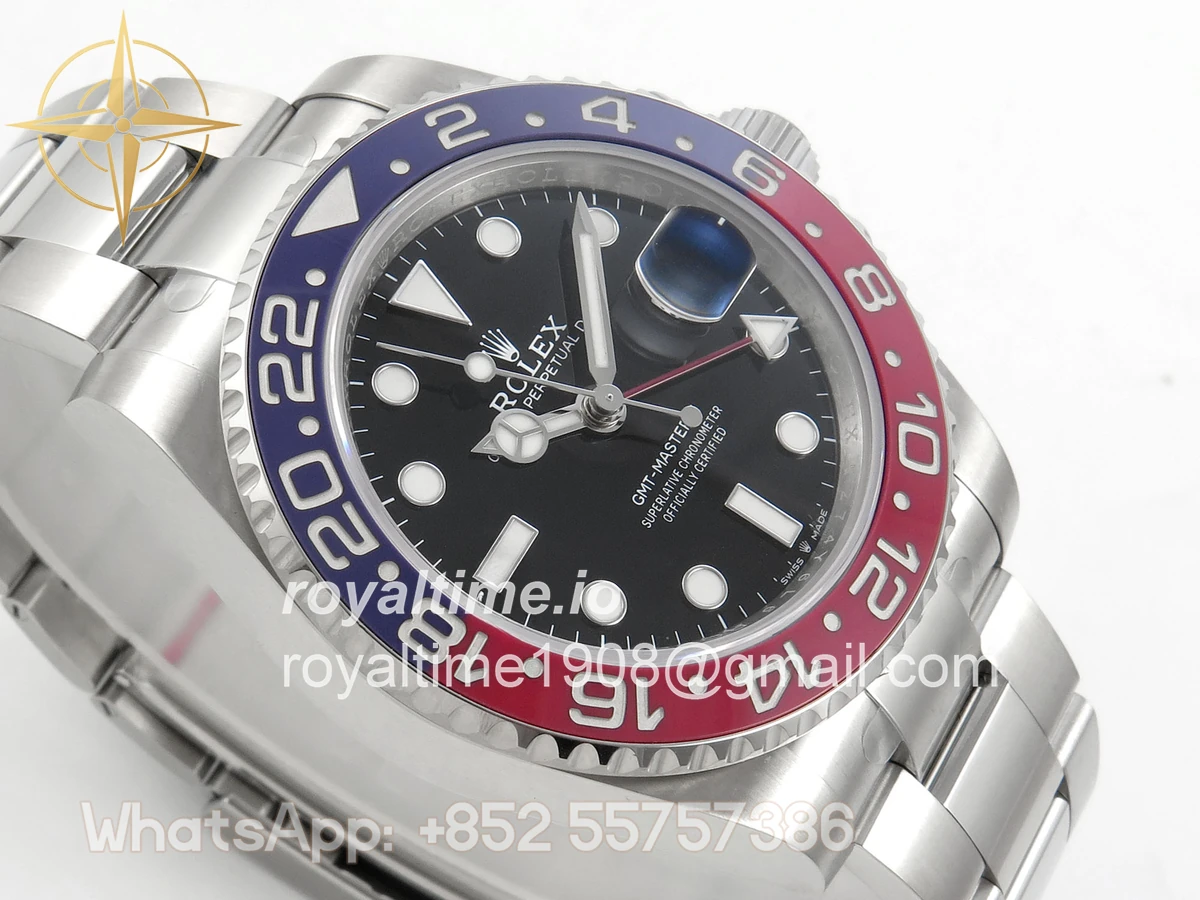 Rolex GMT-Master II 126710 BLRO 904L Steel SCF Black Dial on Oyster Bracelet SH3285 CHS - Image 6