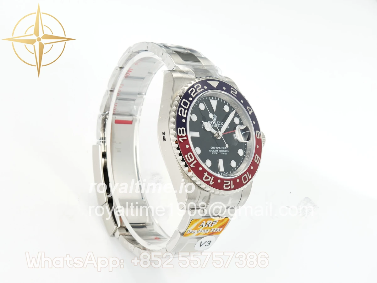 Rolex GMT-Master II 126710 Blue/Red Ceramic ARF on Oyster Bracelet DD3285 CHS V3 - Image 6