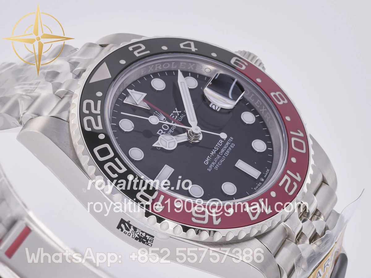 Rolex GMT-Master II 126710 Coke 904L Steel ARF on Jubilee Bracelet DD3285 CHS - Image 6