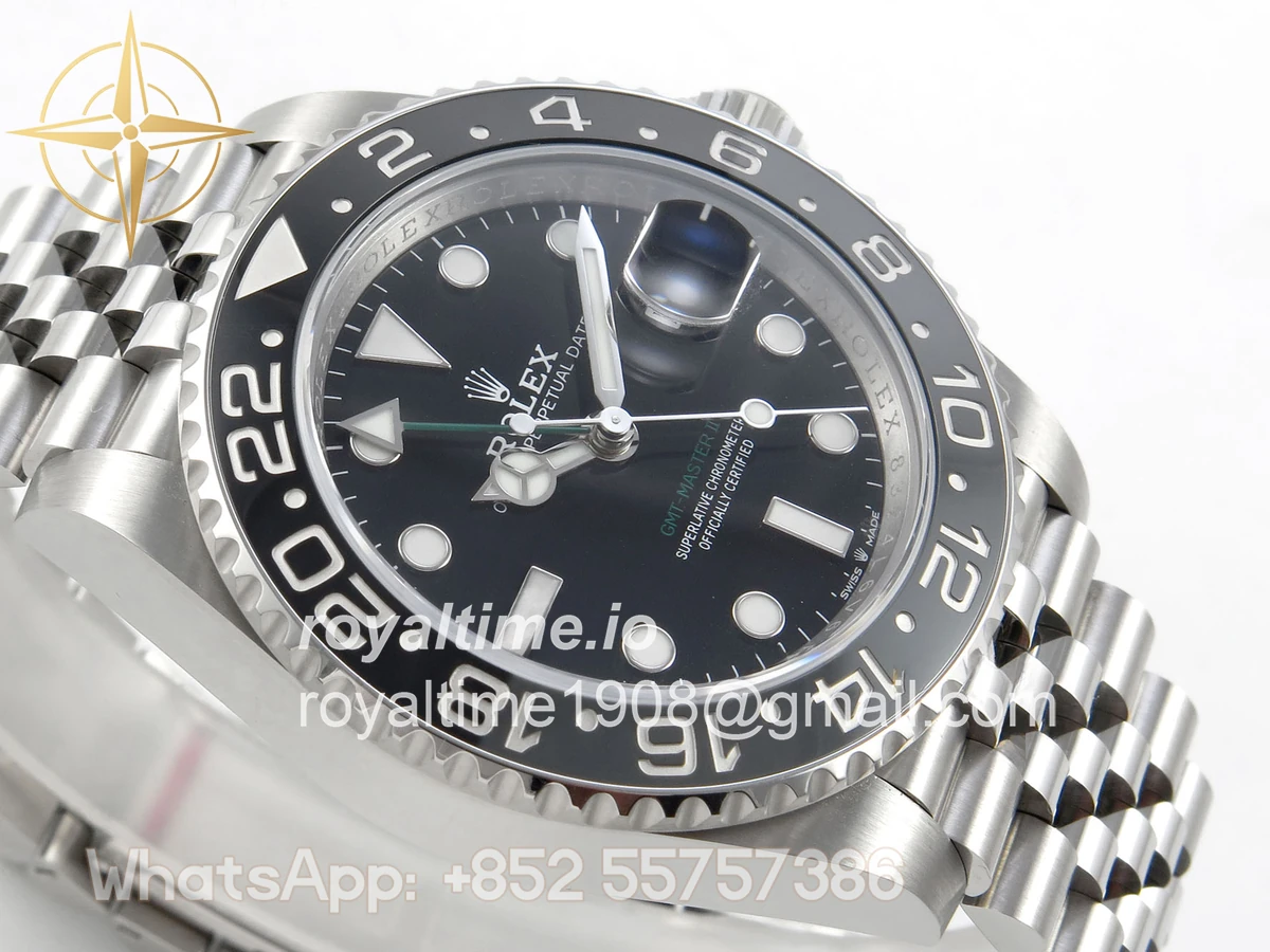 Rolex GMT-Master II 126710 GRNR 904L Steel ERF on Jubilee Bracelet JH3285 (Free Sprung) - Image 6