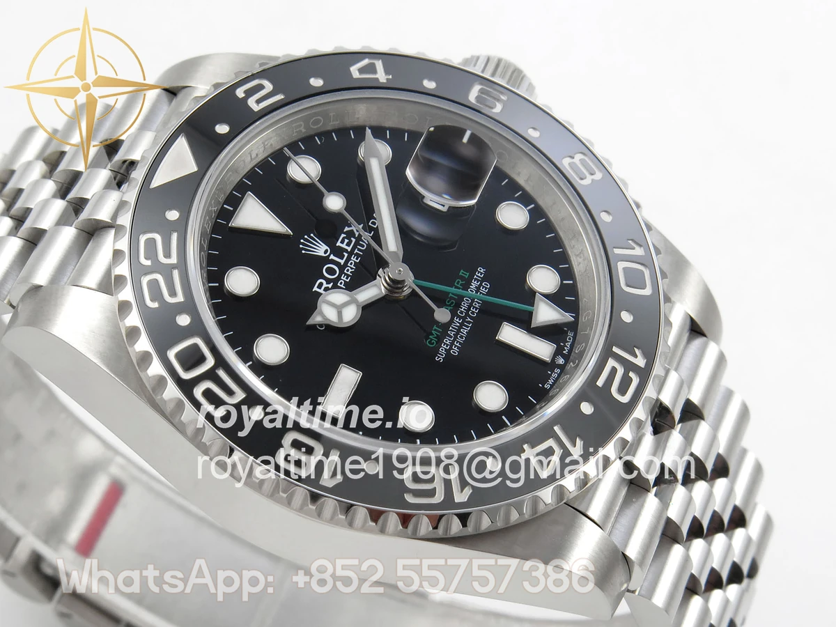 Rolex GMT-Master II 126710 GRNR 904L Steel RF on Jubilee Bracelet JH3285 (Free Sprung) - Image 6
