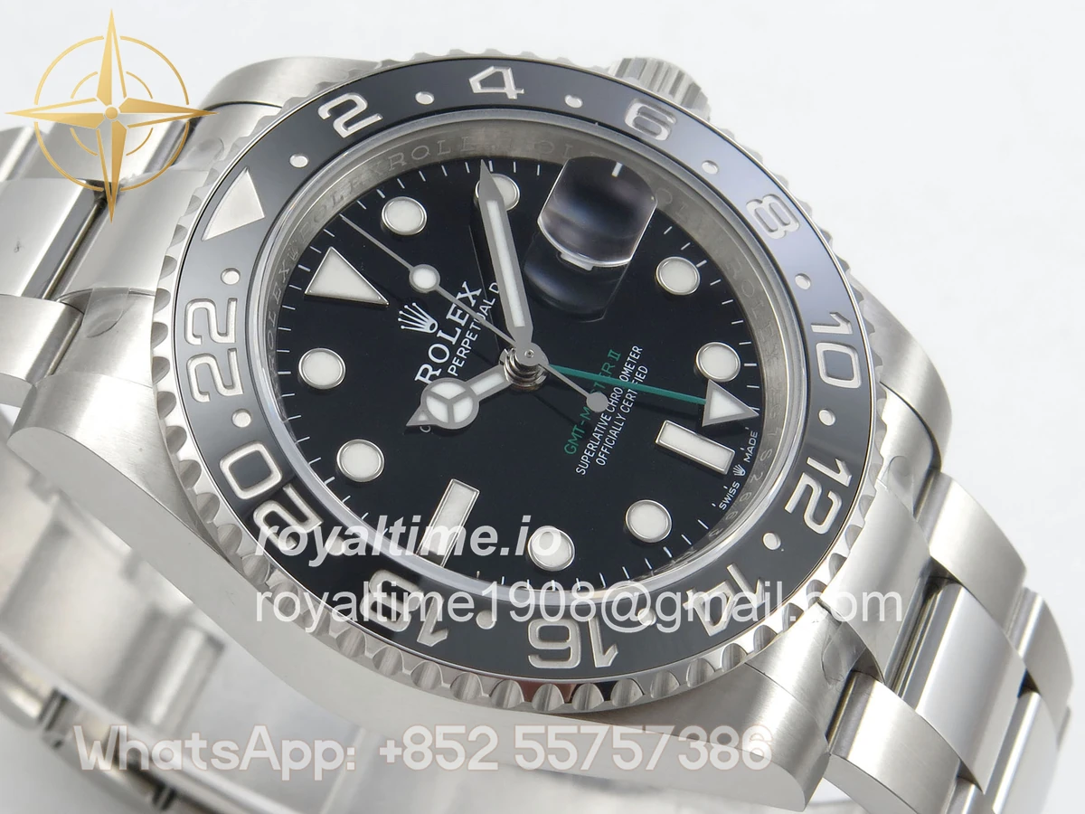 Rolex GMT-Master II 126710 GRNR 904L Steel RF on Oyster Bracelet JH3285 (Free Sprung) - Image 6
