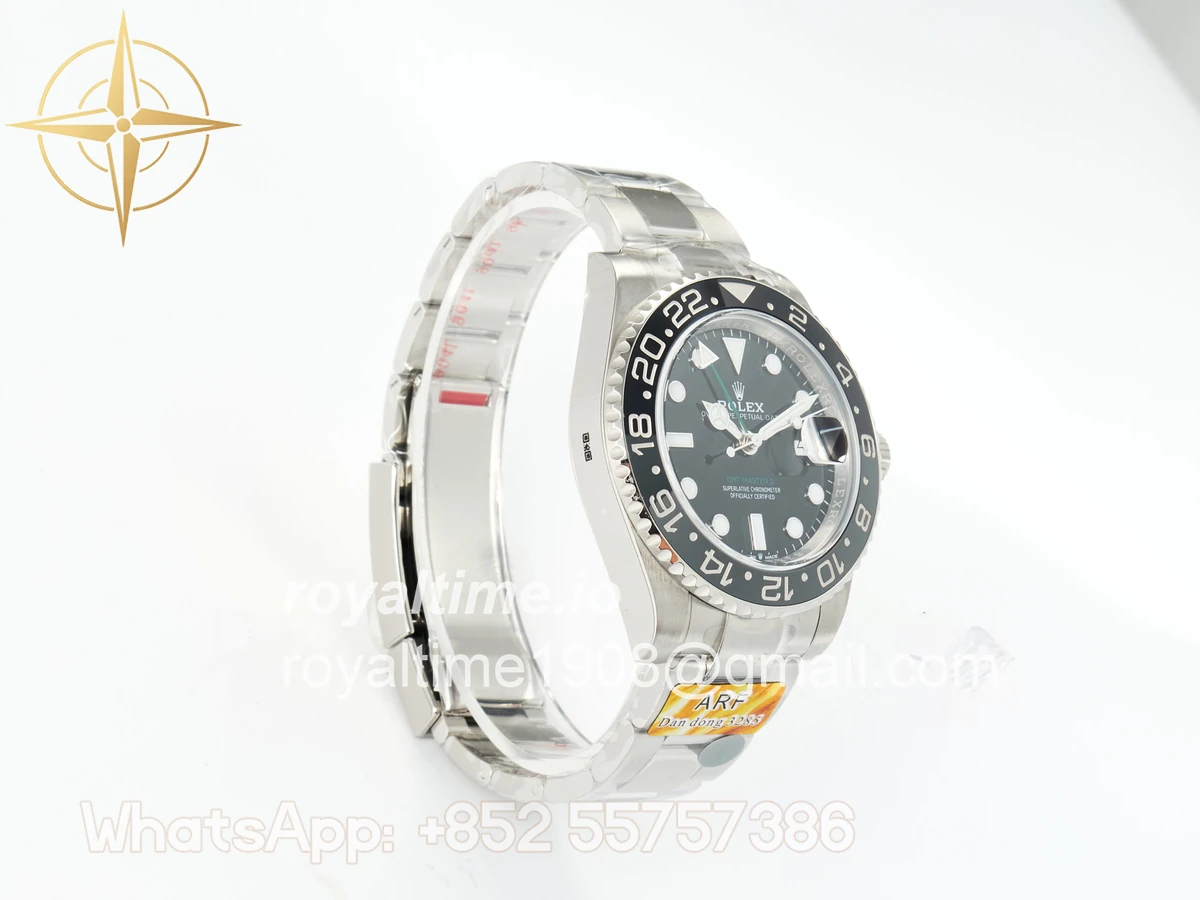 Rolex GMT-Master II 126710 GRNR Black/Gray Ceramic ARF on Oyster Bracelet DD3285 CHS V3 - Image 6