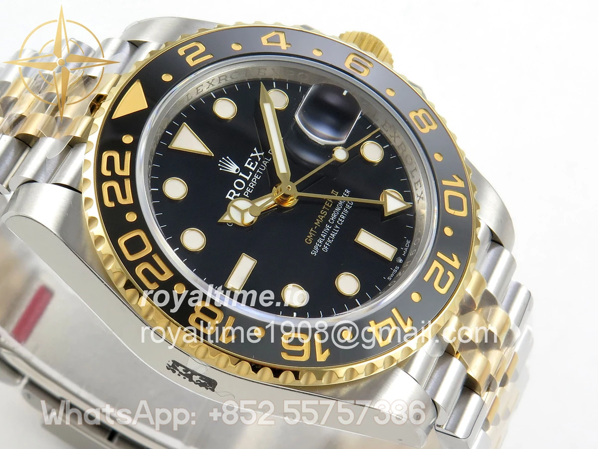 Rolex GMT-Master II 126713 GRNR Gain Weight VSF Black Dial On SS/YG Jubilee Bracelet DD3285 CHS - Image 6